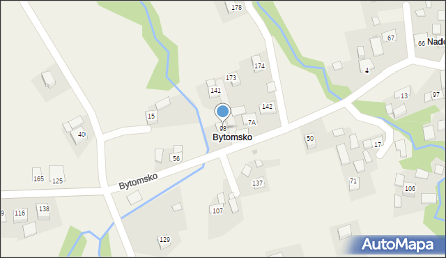 Bytomsko, Bytomsko, 98, mapa Bytomsko