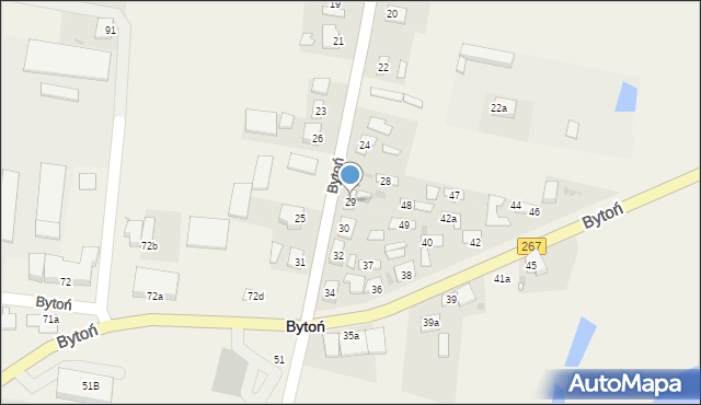 Bytoń, Bytoń, 29, mapa Bytoń