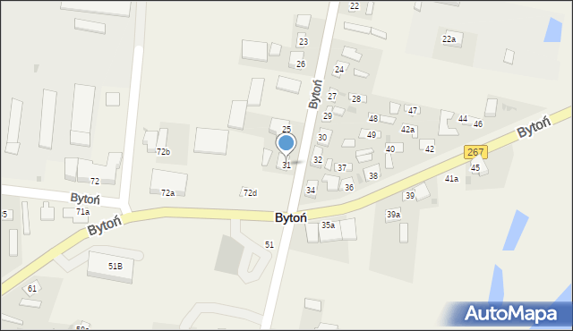 Bytoń, Bytoń, 31, mapa Bytoń