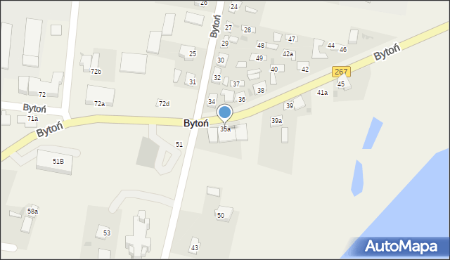 Bytoń, Bytoń, 35a, mapa Bytoń