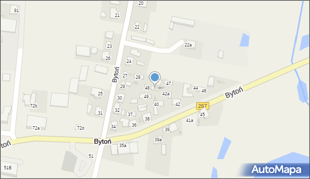 Bytoń, Bytoń, 48a, mapa Bytoń