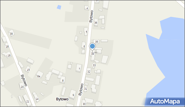 Bytowo, Bytowo, 34, mapa Bytowo