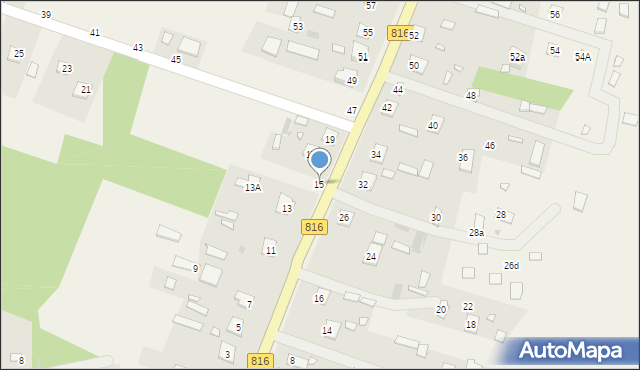 Bytyń, Bytyń, 15, mapa Bytyń