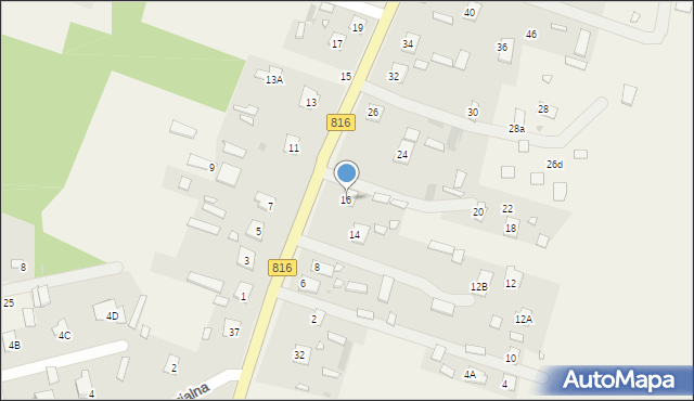 Bytyń, Bytyń, 16, mapa Bytyń