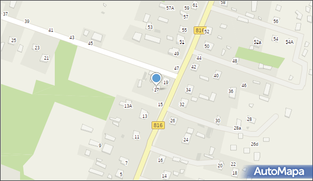 Bytyń, Bytyń, 17, mapa Bytyń