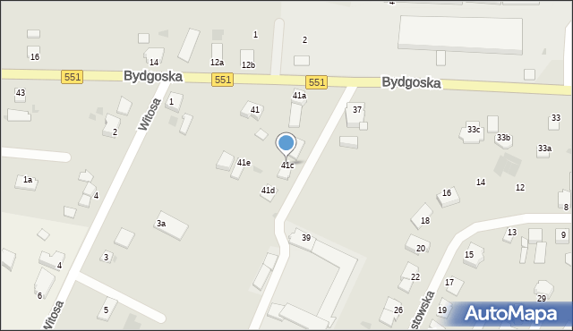 Chełmża, Bydgoska, 41c, mapa Chełmża