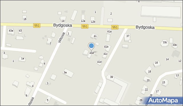 Chełmża, Bydgoska, 41e, mapa Chełmża
