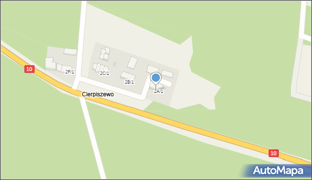 Cierpice, Bydgoska, 2A/2, mapa Cierpice