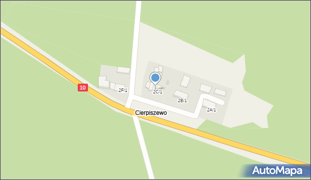 Cierpice, Bydgoska, 2C/2, mapa Cierpice