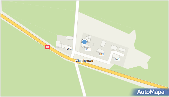 Cierpice, Bydgoska, 2C/3, mapa Cierpice