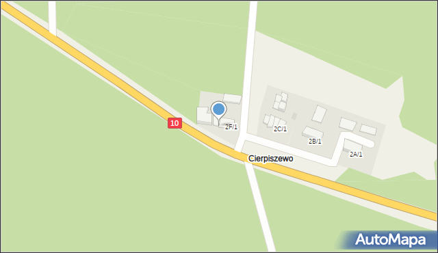 Cierpice, Bydgoska, 2F/3, mapa Cierpice