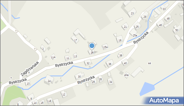 Dziećmorowice, Bystrzycka, 15, mapa Dziećmorowice