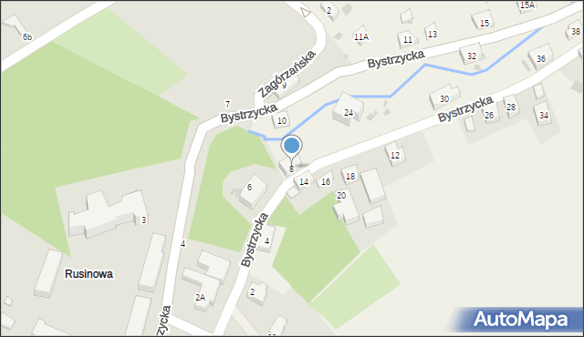 Dziećmorowice, Bystrzycka, 8, mapa Dziećmorowice