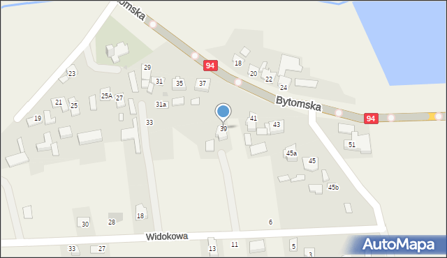 Karchowice, Bytomska, 39, mapa Karchowice