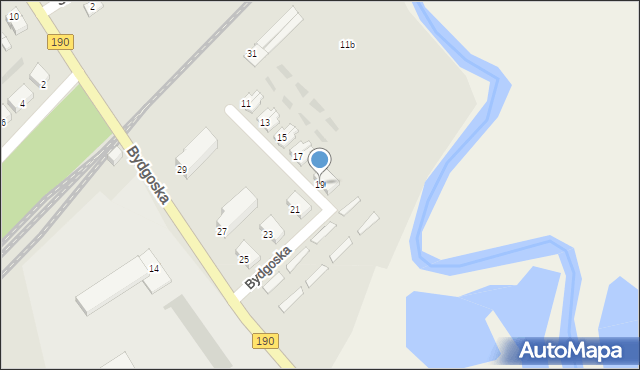 Krajenka, Bydgoska, 19, mapa Krajenka