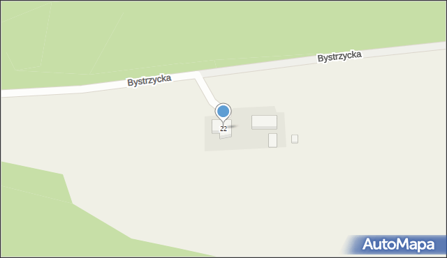 Mrozów, Bystrzycka, 22, mapa Mrozów
