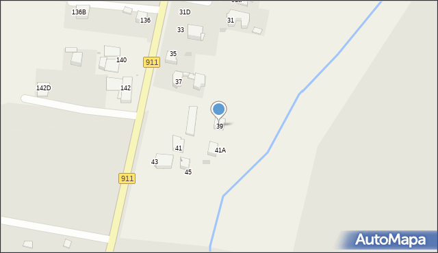 Orzech, Bytomska, 39, mapa Orzech