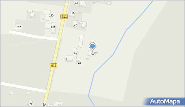 Orzech, Bytomska, 41A, mapa Orzech