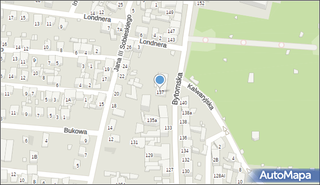 Piekary Śląskie, Bytomska, 137, mapa Piekary Śląskie