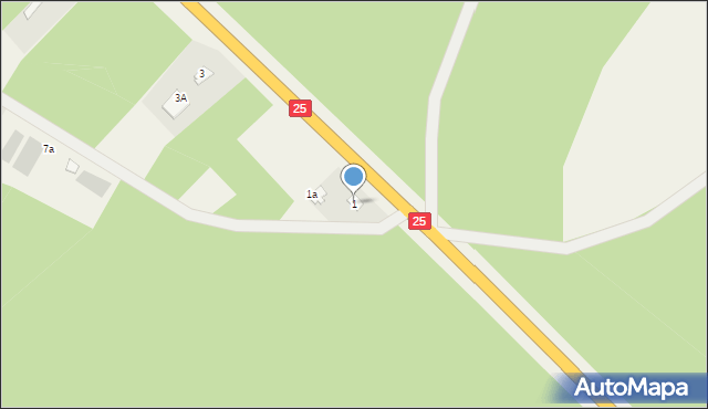 Prądocin, Bydgoska, 1, mapa Prądocin