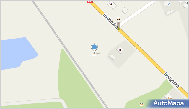 Prądocin, Bydgoska, 41, mapa Prądocin