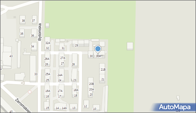 Siemianowice Śląskie, Bytomska, 30A, mapa Siemianowice Śląskie