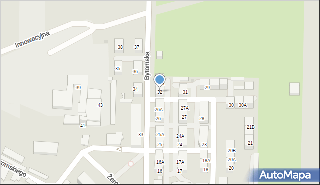 Siemianowice Śląskie, Bytomska, 32, mapa Siemianowice Śląskie