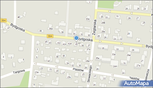 Solec Kujawski, Bydgoska, 41, mapa Solec Kujawski