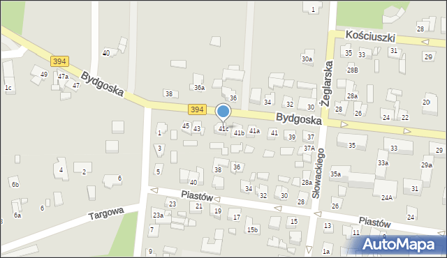 Solec Kujawski, Bydgoska, 41c, mapa Solec Kujawski