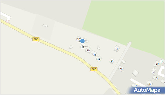 Stara Bystrzyca, Bystrzycka, 3E, mapa Stara Bystrzyca