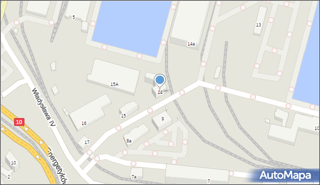 Szczecin, Bytomska, 14, mapa Szczecina