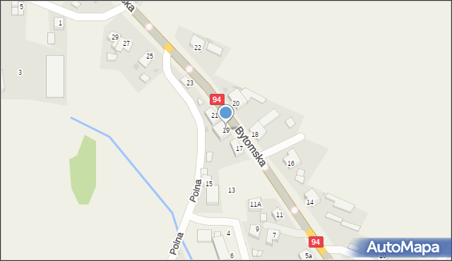 Wieszowa, Bytomska, 19, mapa Wieszowa