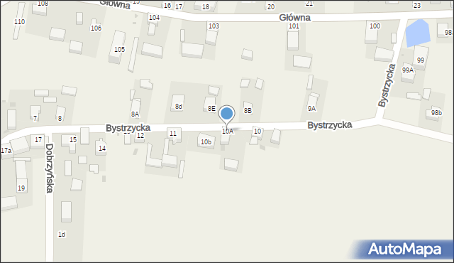 Wójcice, Bystrzycka, 10A, mapa Wójcice