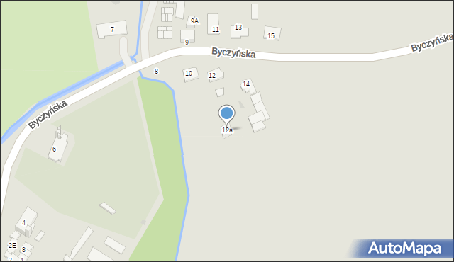 Wołczyn, Byczyńska, 12a, mapa Wołczyn