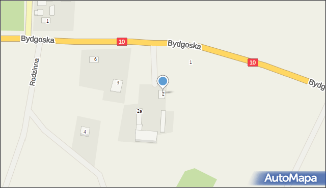 Zielonczyn, Bydgoska, 2, mapa Zielonczyn