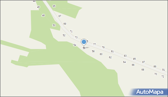 Będkowice, Bzowskich, 56, mapa Będkowice