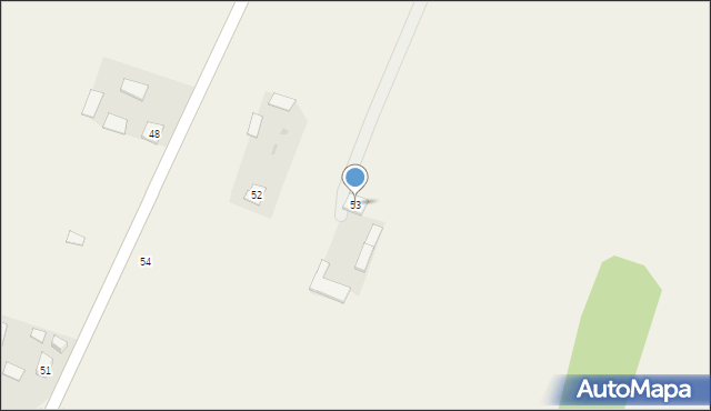 Bzów, Bzów, 53, mapa Bzów