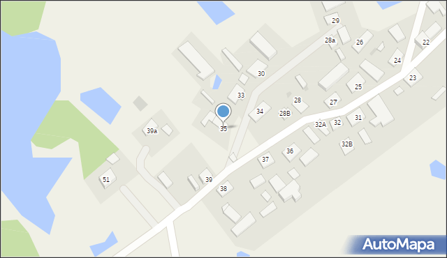 Bzowiec, Bzowiec, 35, mapa Bzowiec