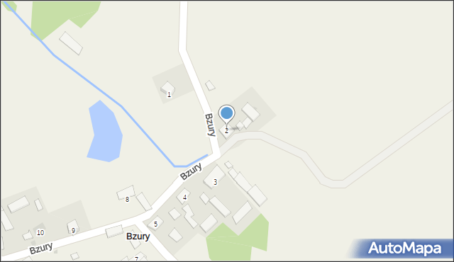 Bzury, Bzury, 2, mapa Bzury