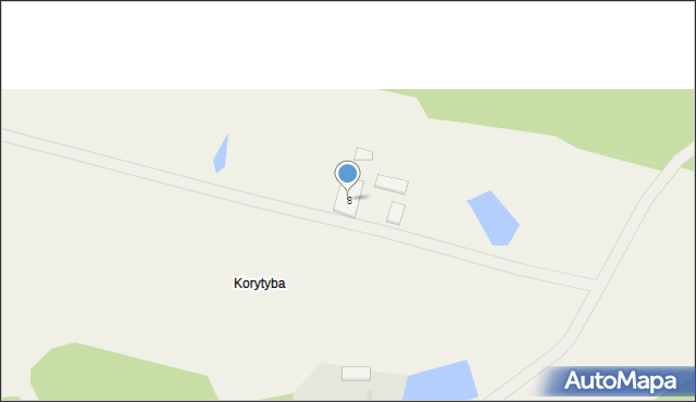 Rajkowy, Bzowa, 8, mapa Rajkowy