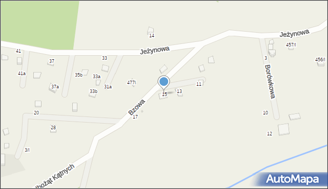 Sulistrowice, Bzowa, 15, mapa Sulistrowice