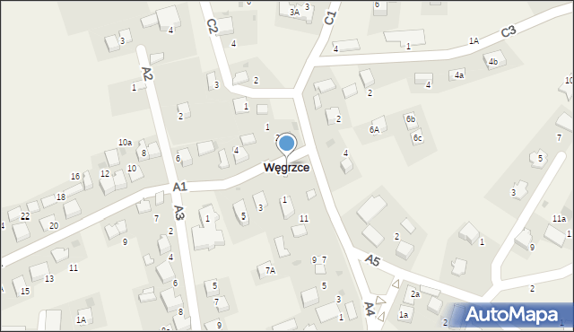 Węgrzce, C13, 13, mapa Węgrzce