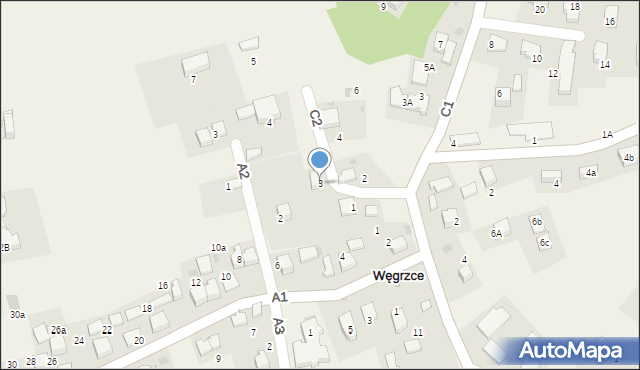 Węgrzce, C2, 3, mapa Węgrzce