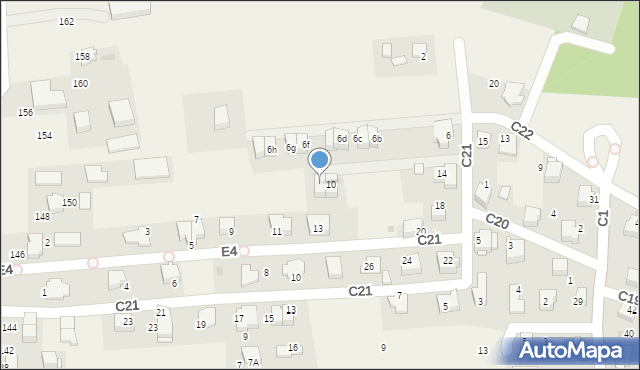 Węgrzce, C21, 10a, mapa Węgrzce