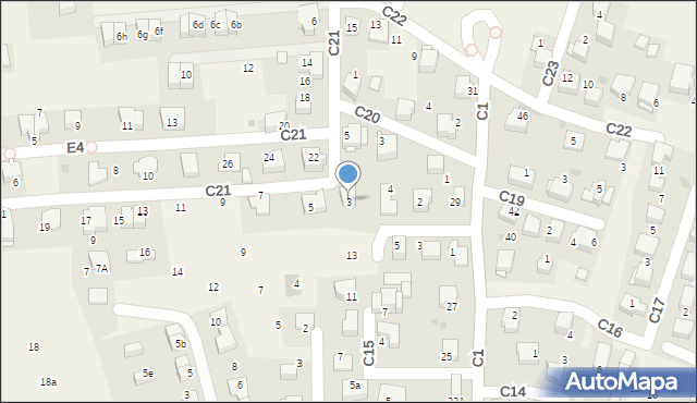 Węgrzce, C21, 3, mapa Węgrzce