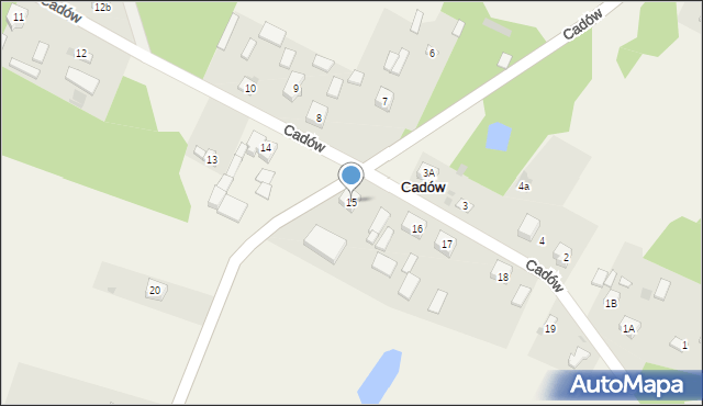 Cadów, Cadów, 15, mapa Cadów