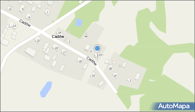 Cadów, Cadów, 2, mapa Cadów