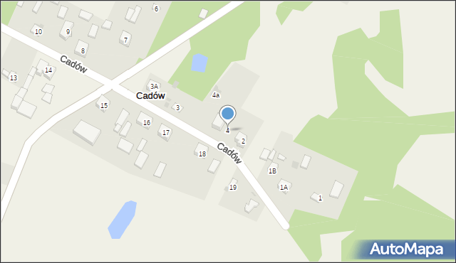 Cadów, Cadów, 4, mapa Cadów