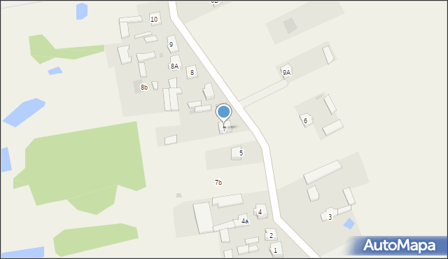 Całowanie, Całowanie, 7, mapa Całowanie