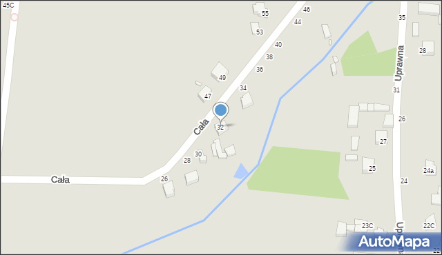 Piotrków Trybunalski, Cała, 32, mapa Piotrków Trybunalski